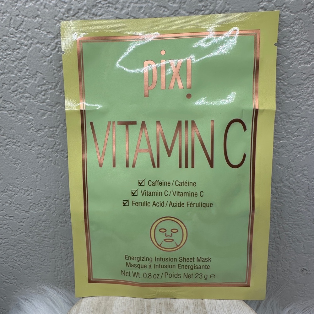 $3 🌙 PIXI Skintreats Vitamin C Energizing Infusion Sheet Mask Skincare
